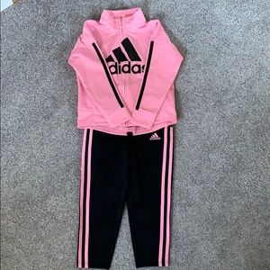 Toddler girls adidas outfit 4t